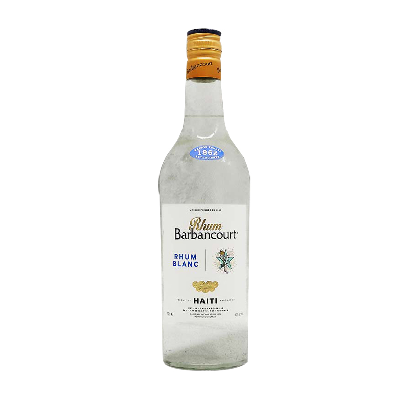 BARBANCOURT - RHUM BLANC - 70CL - 40° BARBANCOURT - RHUM BLANC - 70CL - 40°
