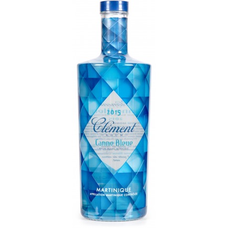 CLÉMENT - RHUM BLANC - CANNE BLEUE - MILLÉSIME 2015 - 70CL - 50° CLÉMENT - RHUM BLANC - CANNE BLEUE - MILLÉSIME 2015 - 70CL - 50°