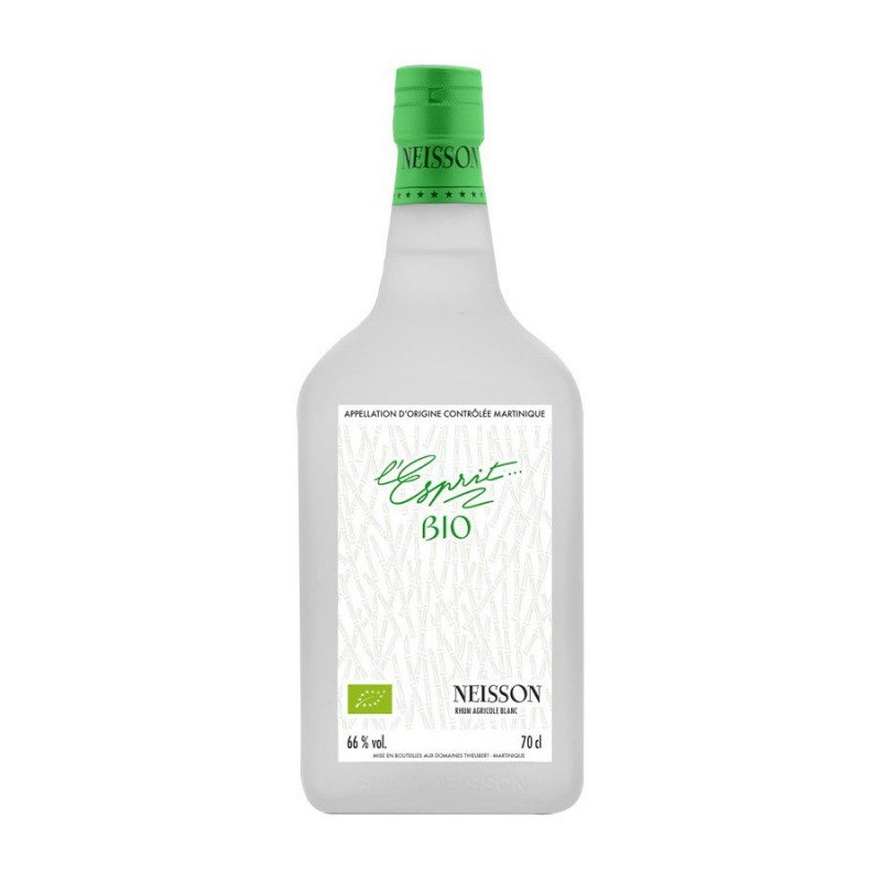 NEISSON - RHUM BLANC - L'ESPRIT BIO - 70CL - 66° NEISSON - RHUM BLANC - L'ESPRIT BIO - 70CL - 66°