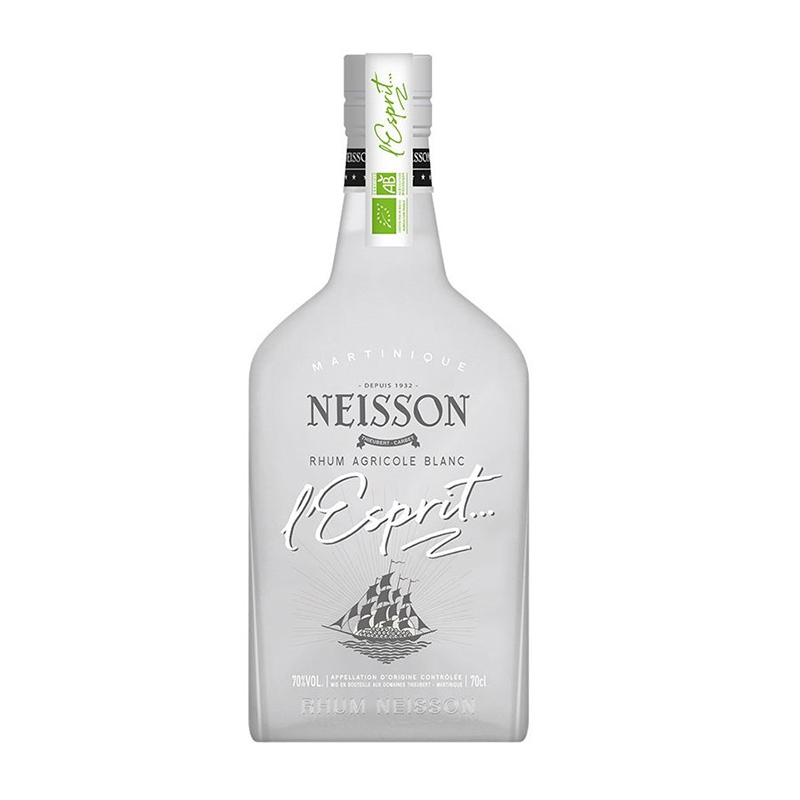 NEISSON - RHUM BLANC - L'ESPRIT BIO - 70CL - 70° NEISSON - RHUM BLANC - L'ESPRIT BIO - 70CL - 70°