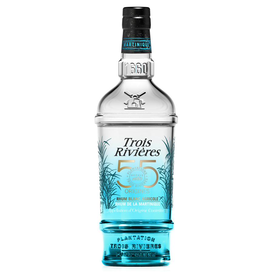 TROIS RIVIÈRES - RHUM BLANC - ORIGINES - 70CL - 55° TROIS RIVIÈRES - RHUM BLANC - ORIGINES - 70CL - 55°
