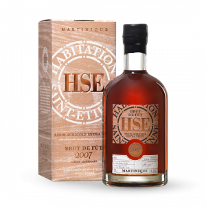 HSE - RHUM HORS D'ÂGE - BRUT DE FÛT - MILLÉSIME 2007 - CHÊNE AMÉRICAIN - MEB 2018 - 70CL - 51,2°