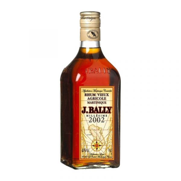 BALLY - RHUM HORS D'ÂGE - MILLÉSIME 2002 - 70CL - 43°