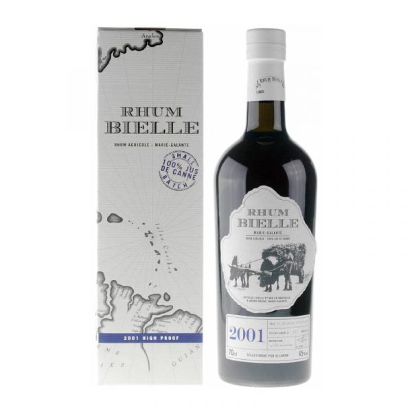 BIELLE - RHUM HORS D'ÂGE - MILLÉSIME 2001 - SMALL BATCH - 70CL - 45°