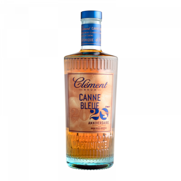 CLÉMENT - RHUM VIEUX - CANNE BLEUE - MILLÉSIME 2020 - 20ÈME ANNIVERSAIRE - 70CL - 42°