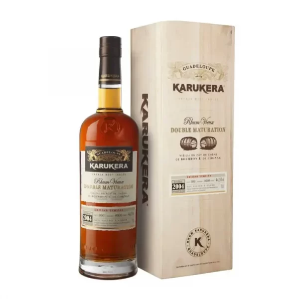 KARUKERA - RHUM HORS D'ÂGE - DOUBLE MATURATION- MILLÉSIME 2004 - ED. NUMÉROTÉE - 70CL - 44,6°