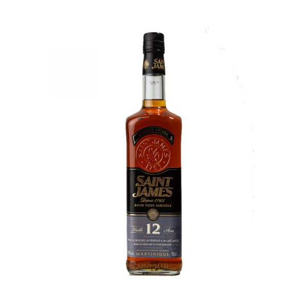 SAINT JAMES - RHUM HORS D'ÂGE - RÉSERVE PRIVÉE - 12 ANS - ED. NUMÉROTÉE - 70CL - 43°