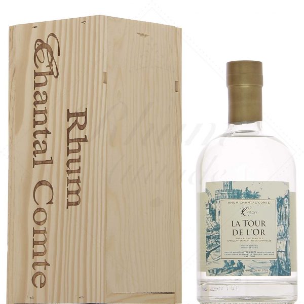 CHANTAL COMTE - RHUM BLANC - LA TOUR DE L'OR - EDITION NUMÉROTÉE - 70CL - 46,04°