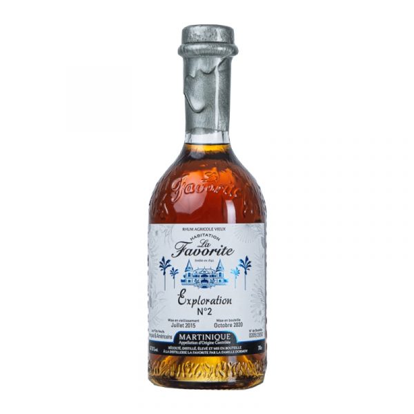 LA FAVORITE - RHUM TRÈS VIEUX - CUVÉE EXPLORATION N°2 - MILLÉSIME 2015 - 70CL - 47,8°