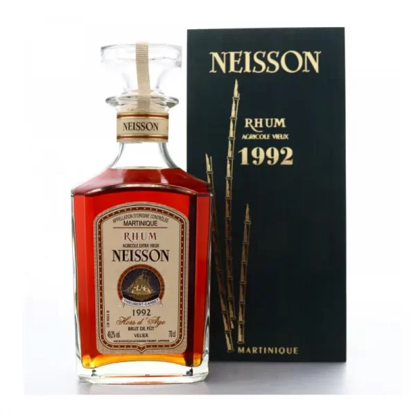 NEISSON - RHUM HORS D'ÂGE - BRUT DE FÛT - 1992 - VELIER - CARAFE - 70CL - 49,2°