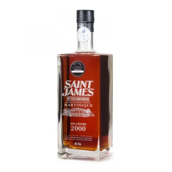 SAINT JAMES - RHUM HORS D'ÂGE - MILLÉSIME 2000 - ED. NUMÉROTÉE - 1L - 43°