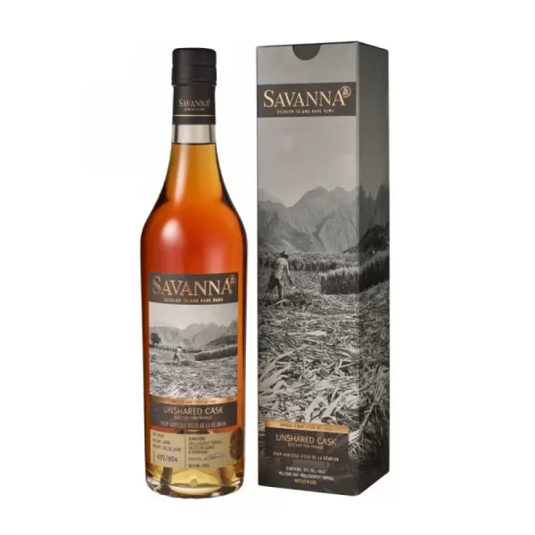 SAVANNA - RHUM HORS D'ÂGE - 9 ANS - AGRICOLE - EX COGNAC / ARMAGNAC - 50CL - 55°