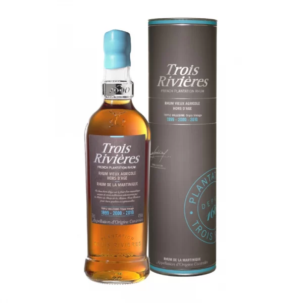 TROIS RIVIÈRES - RHUM HORS D'ÂGE - TRIPLE MILLÉSIME - 1999 - 2000 - 2010 - 70CL - 42°