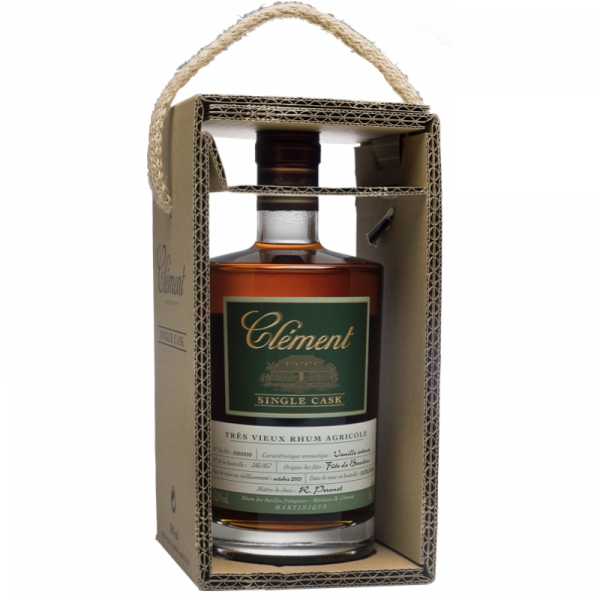 CLÉMENT - RHUM HORS D'ÂGE - SINGLE CASK - VANILLE INTENSE - 50CL - 40,8°