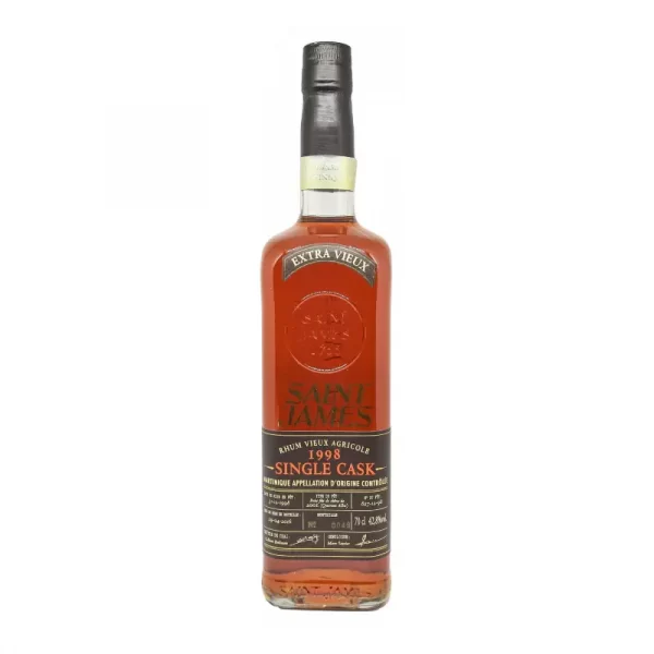 SAINT JAMES - RHUM HORS D'ÂGE - SINGLE CASK - MILLÉSIME 1998 - MEB 2016 - 70CL - 42,8°