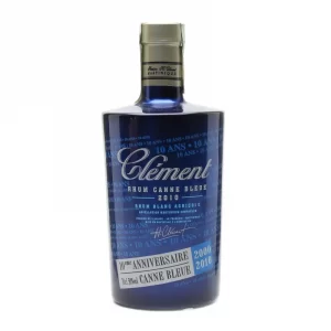 CLÉMENT - RHUM BLANC - CANNE BLEUE - MILLÉSIME 2010 - 70CL - 50°